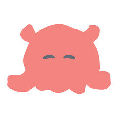 海のなかまたちシリーズ｜メンダコ / Dumbo Octopus (Cute Simple Illustration)