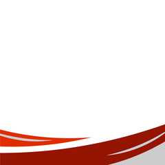 Business Footer with Line Decoration