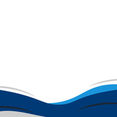 Business Footer with Line Decoration