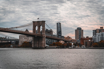 Naklejka premium brooklyn bridge new york city