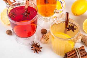 Three different Hot Toddy drink recipes