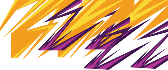 Car pattern graphic vector with exclusive colors. Abstract grunge background design for vehicle vinyl wrap and sports car, racing car, modern.