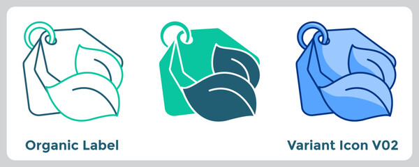 Naklejka premium Organic Label