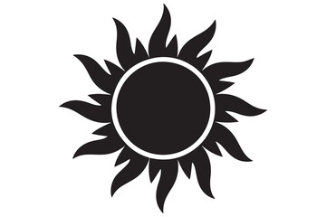 Sunset silhouette in black and white minimal horizon scene
