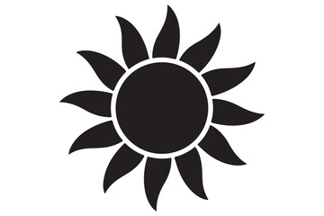 Sunset silhouette in black and white minimal horizon scene
