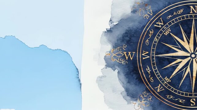 Vintage Nautical Antique Compass Rose Illustration, Detailed Antique Map Element, Decorative Navigation Symbol, Antique Cartography Design.