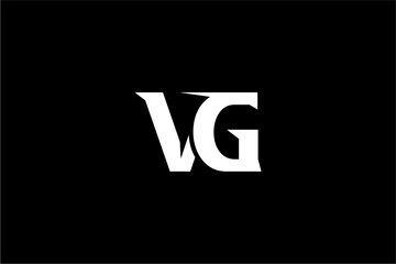 Modern VG Monogram Logo Design.