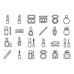 Fototapeta premium Music Instruments and Equipment Outline Icons Set for Creation and Performance