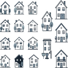 Cute House Character Illustration | Adorable Home Mascot Cartoon | Friendly Real Estate Vector Design