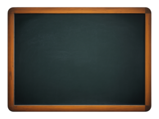 The empty blackboard awaiting thoughts and ideas for classroom learning blank green chalkboard, a blank green board school png element, isolated on transparent background