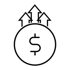 rofitable business icon vector. Business Illustration sign. Business team symbol or logo.