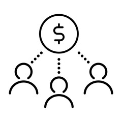 rofitable business icon vector. Business Illustration sign. Business team symbol or logo.