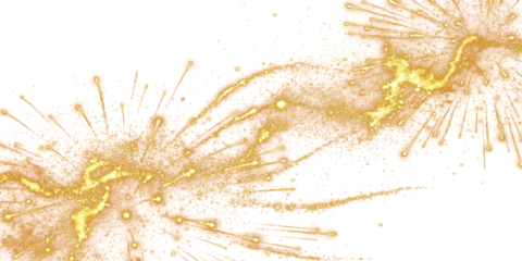 Gold shine wave spark light dust particles background black design texture glow bright elegant luxury magic celebration holiday flickering beam radiant sparkling overlay with luminous golden light