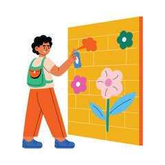 Board Pinning Flat Vector Icon EPS 10 File