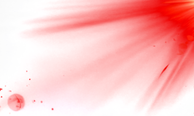 light leak overlay effect with scratch dust and motion blur light leaks, retro noisy film texture light leak flare, abstract background with red ray. transparent background png