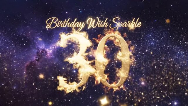 Sparkling galaxy celebrates thirtieth birthday milestone