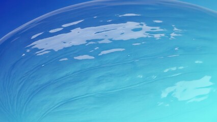 Obraz premium Abstract illustration of a watery surface with light reflections dynamic flowing textures and gradients copy space