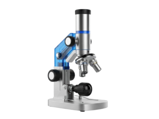 Isolated Microscope for scientific research, educational instruction and medical examination.