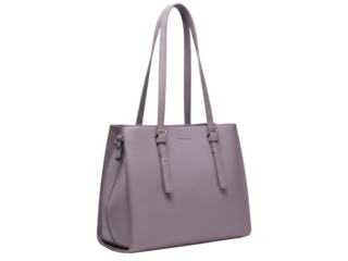 Isolated elegant leather satchel shoulder bag, women’s fashion accessory for city lifestyle