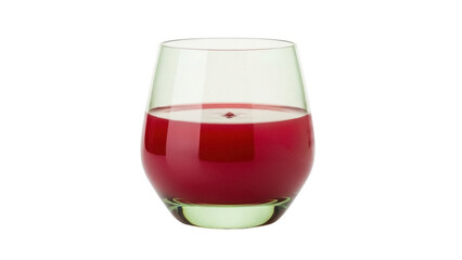 Isolated cranberry juice in a glass ready to drink beverage refreshing healthy drink
