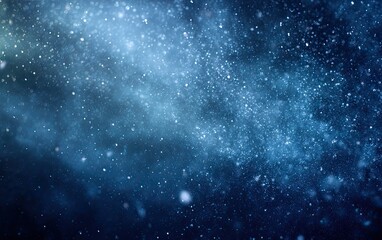Fototapeta premium A mesmerizing depiction of a celestial scene featuring a vibrant expanse of speckled cosmos, light, & dust