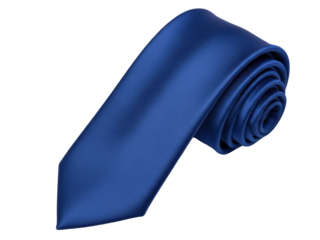 Isolated royal-blue tie with silk pattern, perfect for formal wear and special occasions