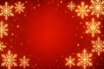 bokeh snowflake background christmas green festive glow with soft edge framing ideal for premium holiday graphics