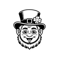 St Patrick's Day Funny Irish leprechaun  