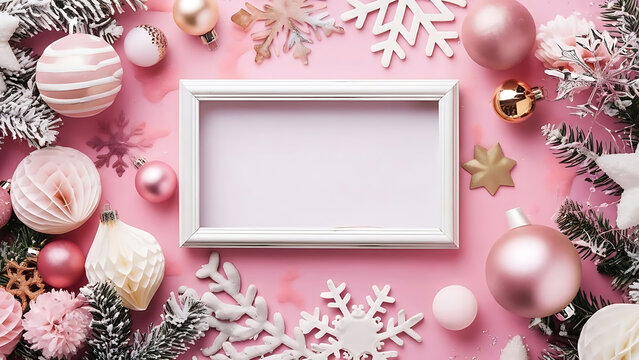 Fototapeta Vibrant Spring Flowers with Butterflies, Rain and Pastel Clouds Background