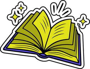 Magical Open Book Revealing Knowledge and Imagination