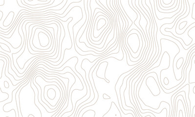 Abstract gold topographic lines on a green background. Golden line waves topographical design. Geographic mountain contours Vector Illustration.
