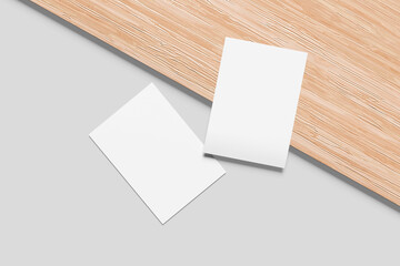 Blank flyer mockup - 3D