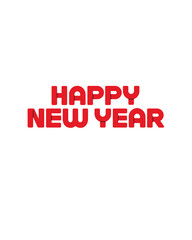Bold, Red, and Block Text 