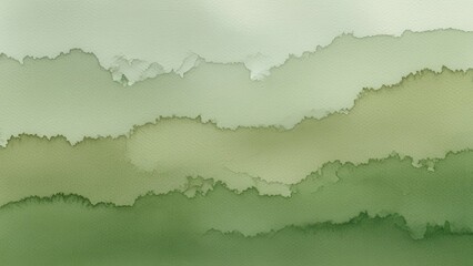 Abstract green watercolor landscape background texture