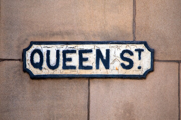 Queen Street in Nottingham, UK