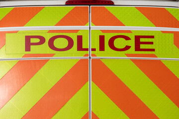 Police Marking on a Police Van