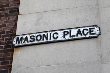Masonic Place in Nottingham, UK
