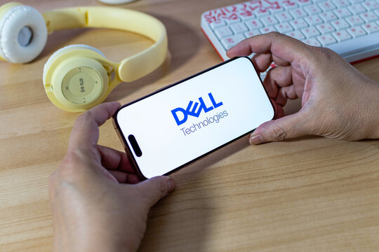 Beer Sheva, Israel. September 18, 2025: Dell Technologies app on a smartphone screen.