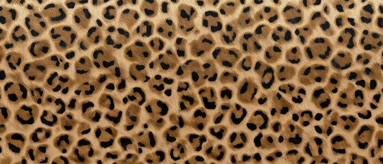Leopard print fabric texture is soft and stylish, ideal for fashion designs and home decor projects