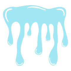 Water puddle Drop or blue paint from above free