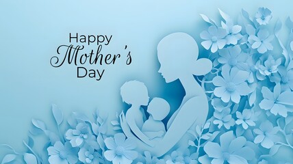 Mother&rsquo;s Day Typography with Flowers