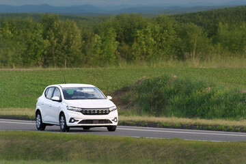 Premium family car with sporty performance features