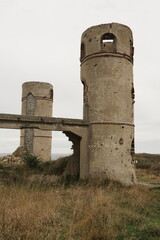Ruines du Manoir Saint-Pol Roux &agrave; Camaret-sur-Mer dans le Finist&egrave;re en Bretagne, France, Europe