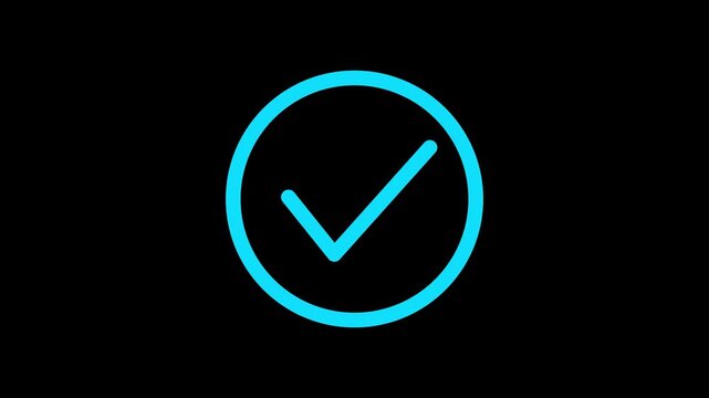 A simple gray checkmark icon inside a partial circle on a white background