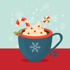 winter drink. happy holidays drink