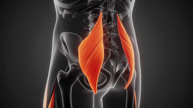 Anatomical Visualization of Psoas Major Muscle in Human Pelvis