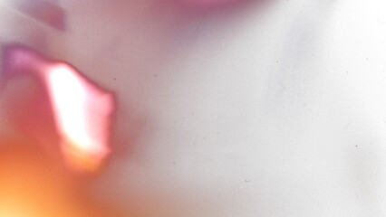 Light leak overlay effect with scratch dust abstract vintage film texture colorful background retro Soft colorful light leak