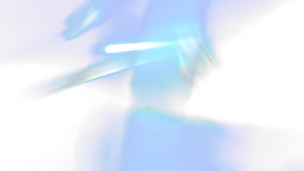 Abstract blue light leak overlay effect with scratch dust, glowing streaks, and vibrant energy for creative backgrounds