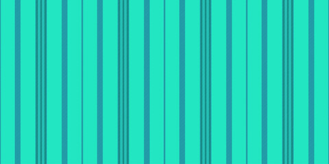 Pibre background stripe textile, piece vertical seamless texture. Sorm pattern fabric lines vector in teal and blue colors.