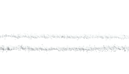 Three horizontal, textured, white lines on a stark black background. Simple, minimalist design